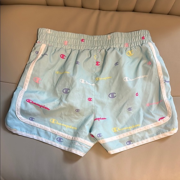 Champion Kid's Light Blue Workout Shorts - S - Picture 3 of 3